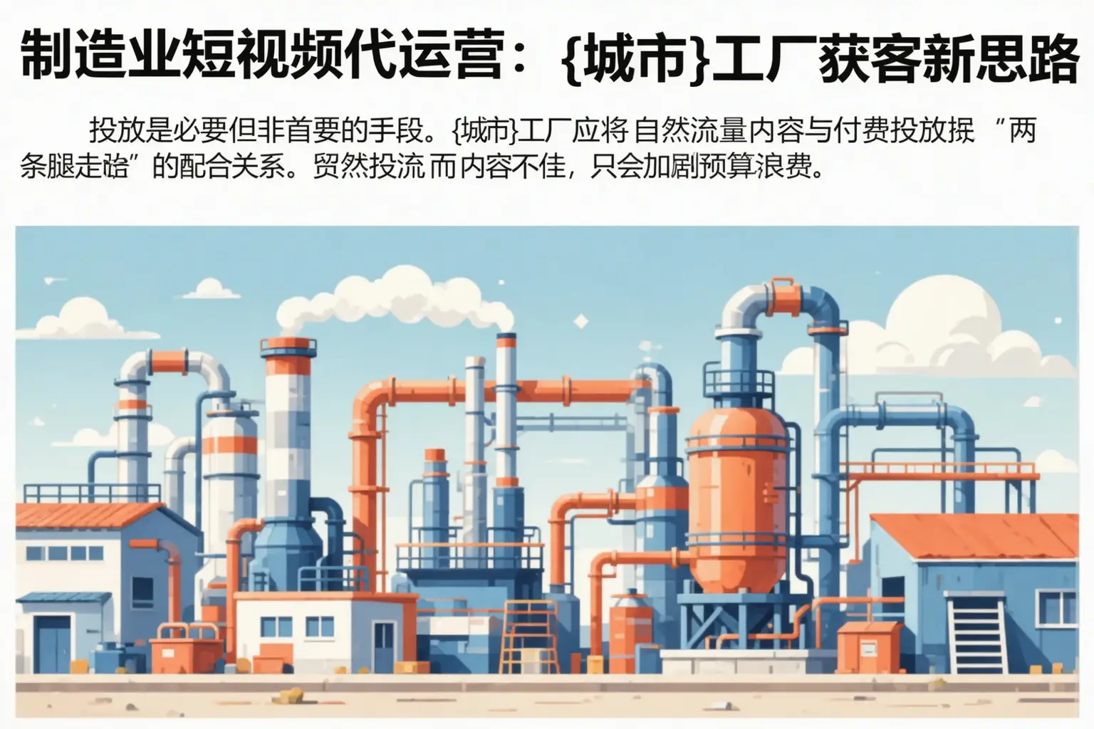 制造业短视频代运营:新丰工厂获客新思路