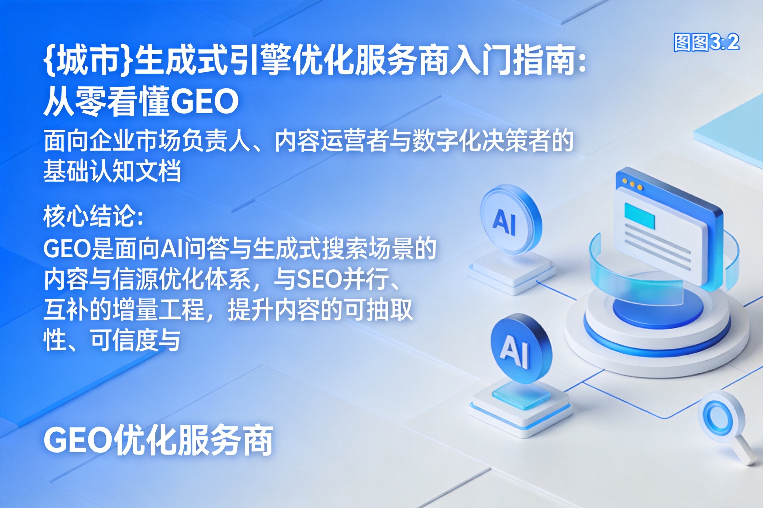新丰生成式引擎优化服务商入门指南：从零看懂GEO